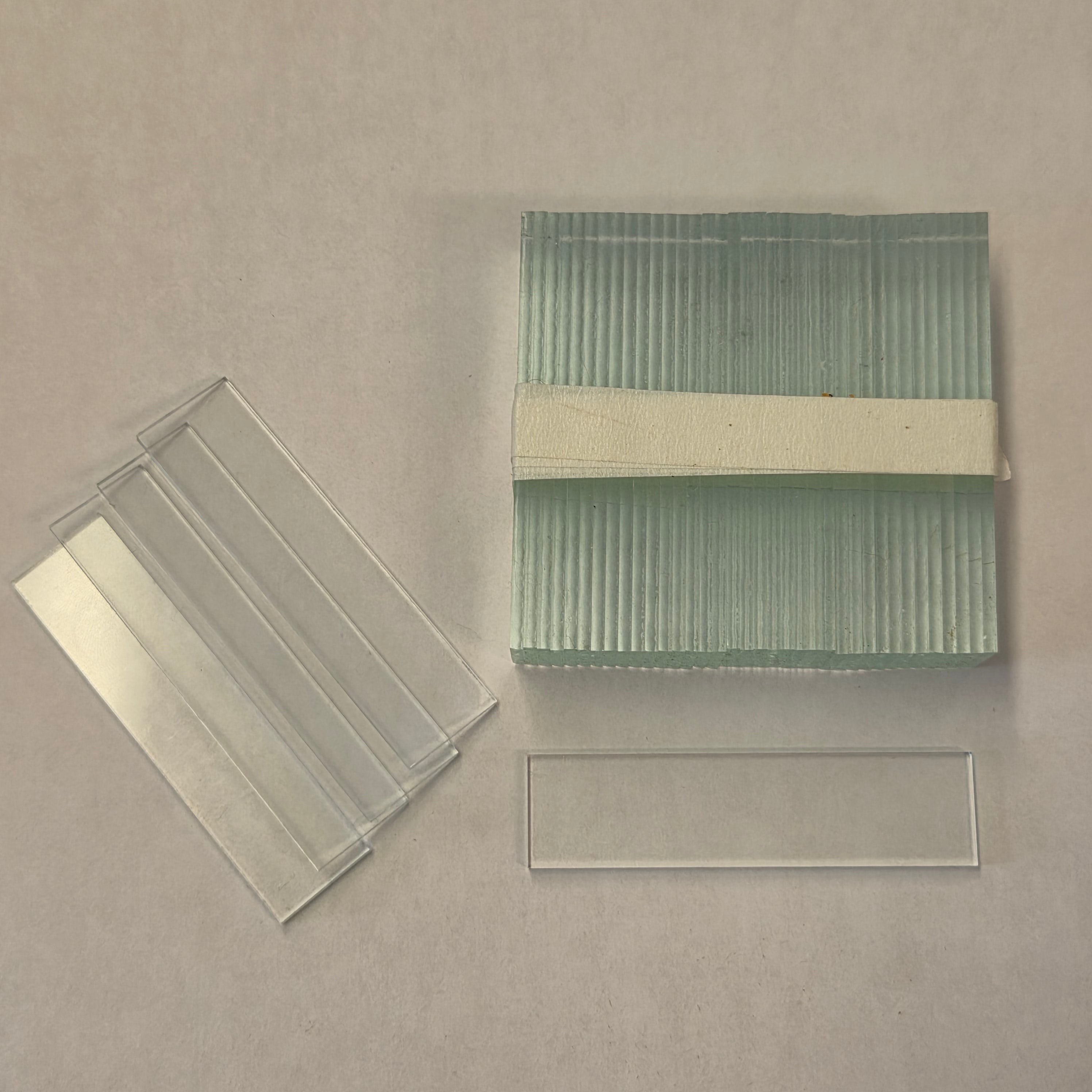 3/4"x 3" Rectangles Clear Flat Glass (.75 x 3 inch) | 10 & 30 Packs